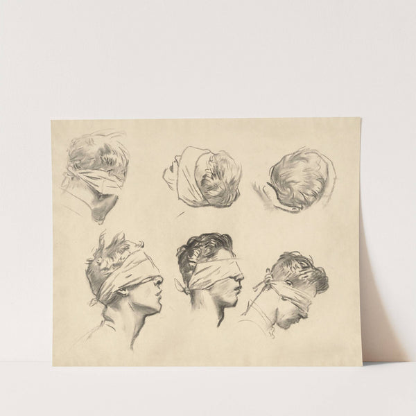 Studies for ‘Gassed’ III (1918-1919) by John Singer Sargent