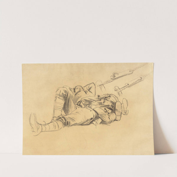 Studies for ‘Gassed’ (recto) II (1918-1919) by John Singer Sargent