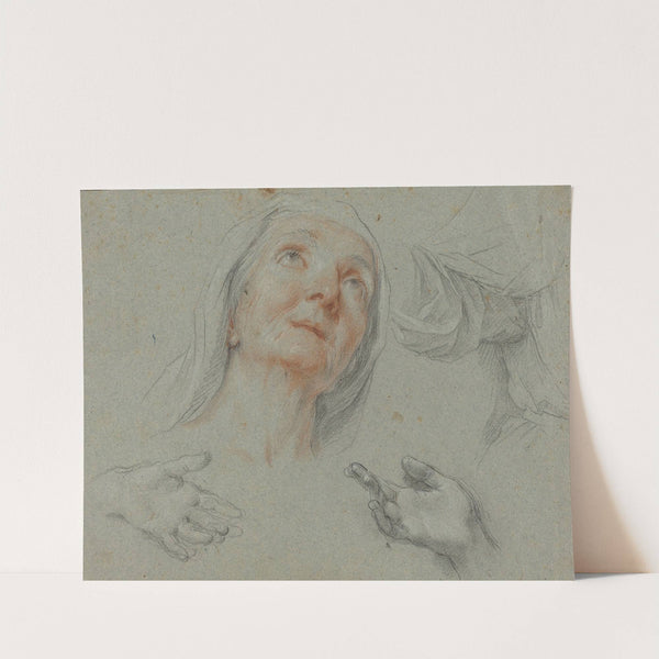 Studies for Saint Anne in ‘Education of the Virgin’ by Agostino Masucci