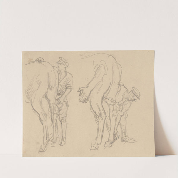 Studies for ‘Scots Grey’ (1918) by John Singer Sargent