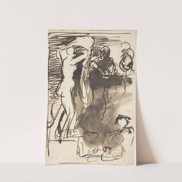 Studies for 'The Bride at Her Toilet on the Day of Her Wedding' by Sir David Wilkie