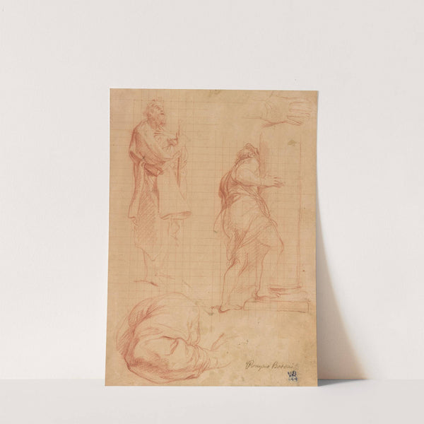Studies for the Fall of Simon Magus by Pompeo Batoni