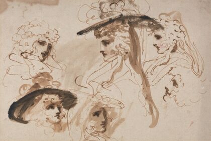 Studies for the Head of a Lady (Studies of a Woman’s Head)
