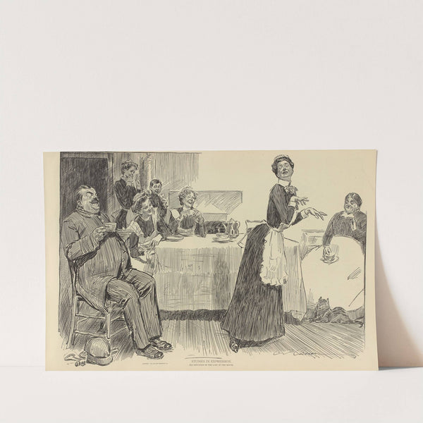 Studies in expression (1900-1905) by Charles Dana Gibson