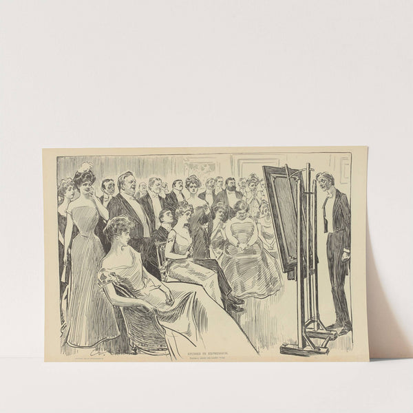Studies in expression, Daubson shows his latest work (1900-1905) by Charles Dana Gibson