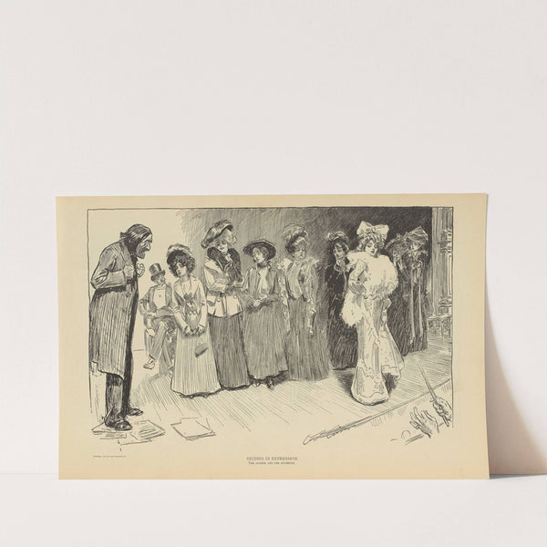 Studies in expression, the author and the soubrette (1900-1905) by Charles Dana Gibson