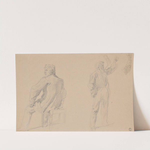 Studies of a Bearded Man for the Painting Titled Kęstutis and Vytautas Imprisoned by Jogaila (1873) by Wojciech Gerson