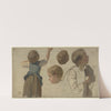 Studies of a child. by Jakob Becker