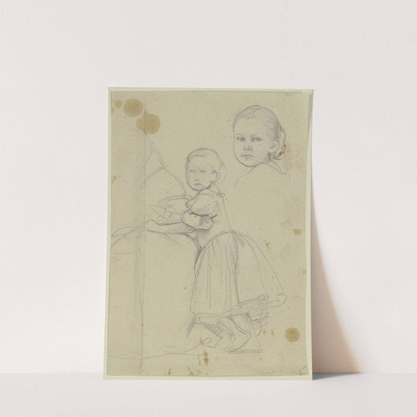 Studies of a child by Jakob Becker