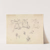 Studies of a cow's head by Sawrey Gilpin