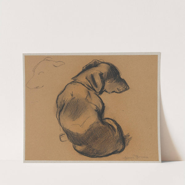 Studies of a dachshund (1885) by Hans Thoma