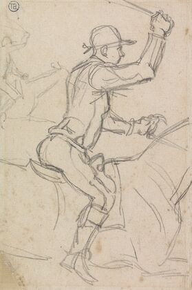Studies of a Jockey Whipping-On