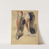 Studies of a right Leg (ca. 1835 – 1849) by Eugène Delacroix
