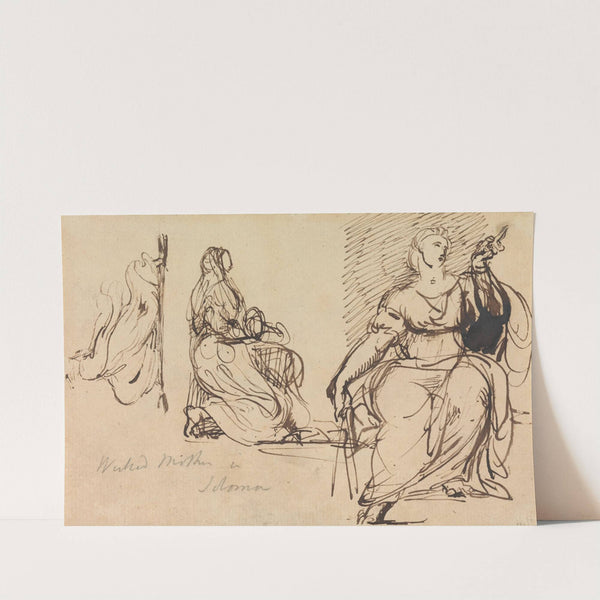 Studies of a Seated Woman by Benjamin Robert Haydon