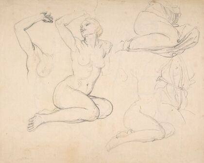 Studies of a Sitting Woman