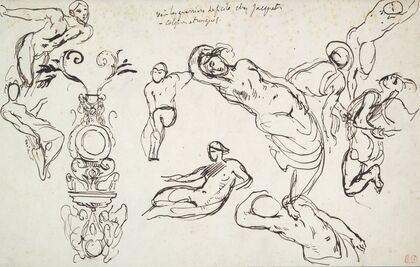 Studies of ‘Agriculture,’ Palais Bourbon, Paris (1833–35)