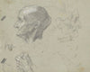 Studies of an Elderly Woman Knitting (c. 1870-1890)