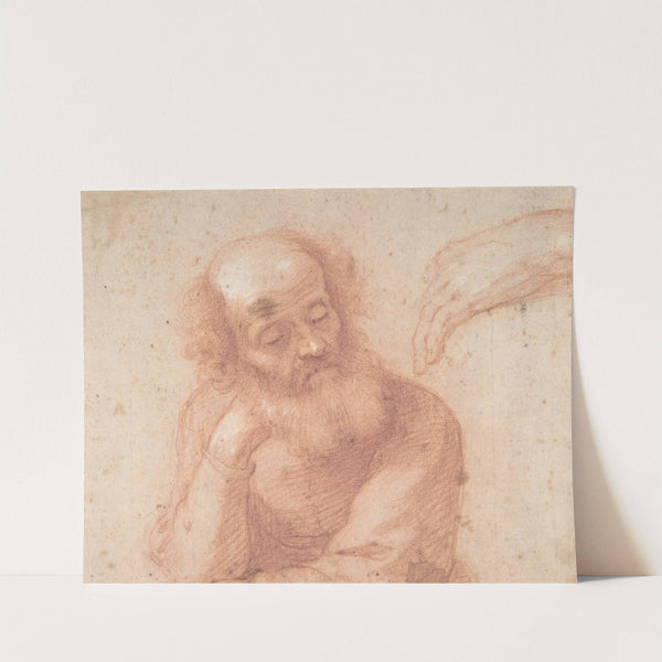 Studies of an Old Man and a Hand by Francesco Furini