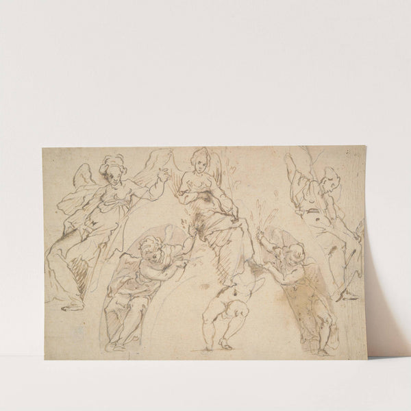Studies of Angels and Cupids by Alessandro Casolani