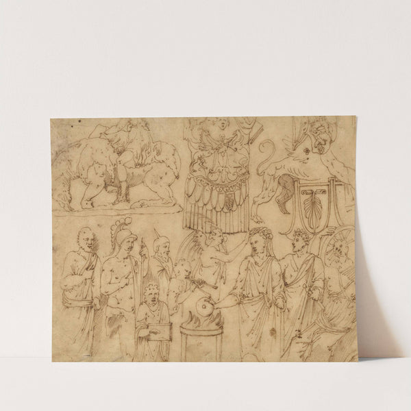 Studies of Antiquities by Roman School