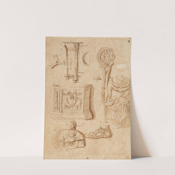 Studies of Antiquities by Nicolas Poussin