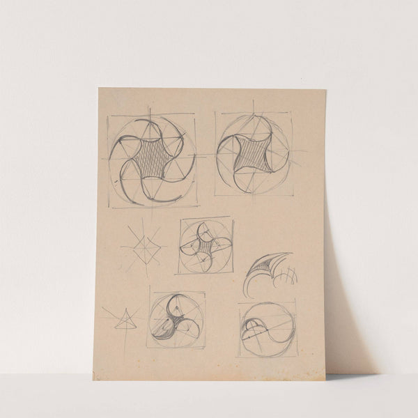 Studies of Architectural Details by Stanisław Wyspiański