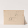 Studies of bear cubs (Between 1861 and 1863) by Adolph Tidemand
