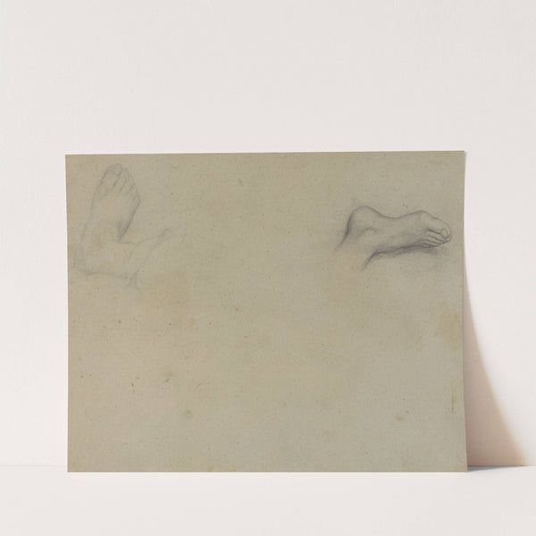 Studies of Feet (verso) (1855) by Edgar Degas