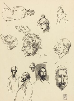 Studies of Figures and Heads — size preview