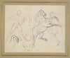Studies of Figures, Horses and Dogs