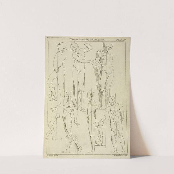 Studies of figures in upright positions by Peter Paul Rubens