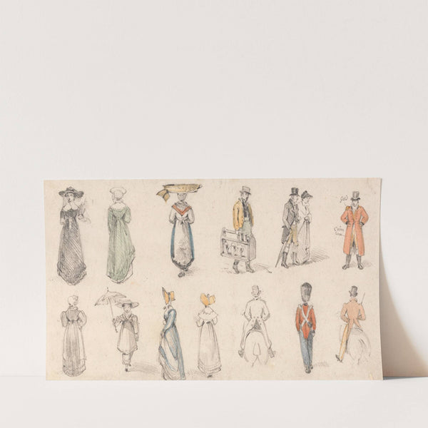 Studies of Figures: Women, Tradespeople, etc. by Edmund Thomas Parris