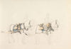 Studies of Four Horses with Two Horsemen