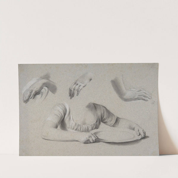 Studies of Hands by Louis Léopold Boilly