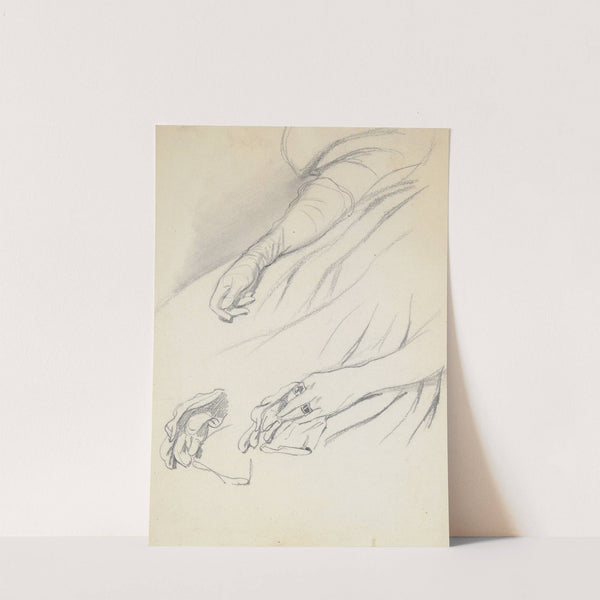 Studies of Hands by Paul Gavarni