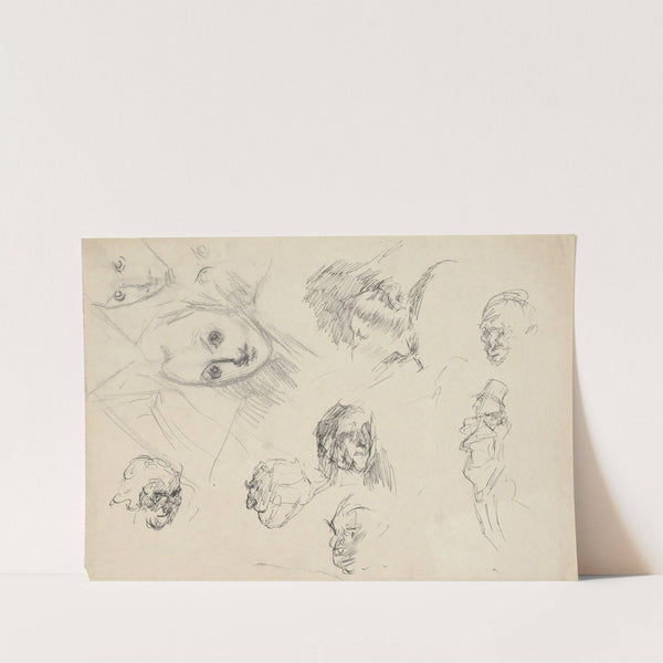 Studies of heads (1979) by Edwin Austin Abbey