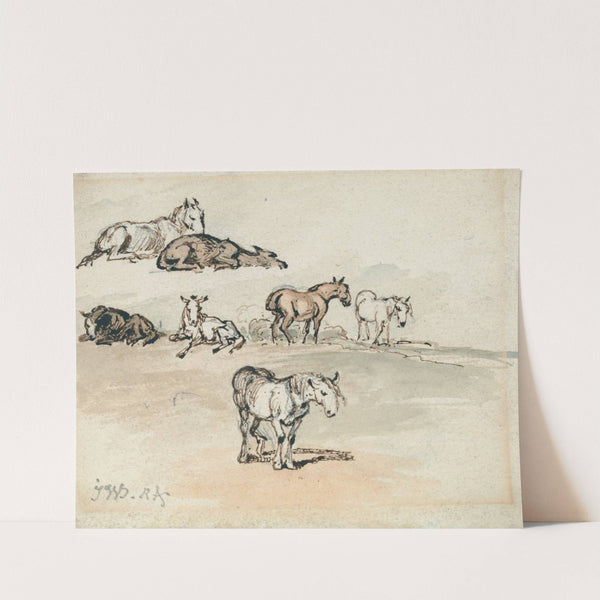 Studies of Horses by James Ward