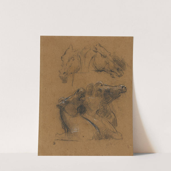 Studies of Horses (after the Elgin marbles) by Jean-Baptiste Carpeaux