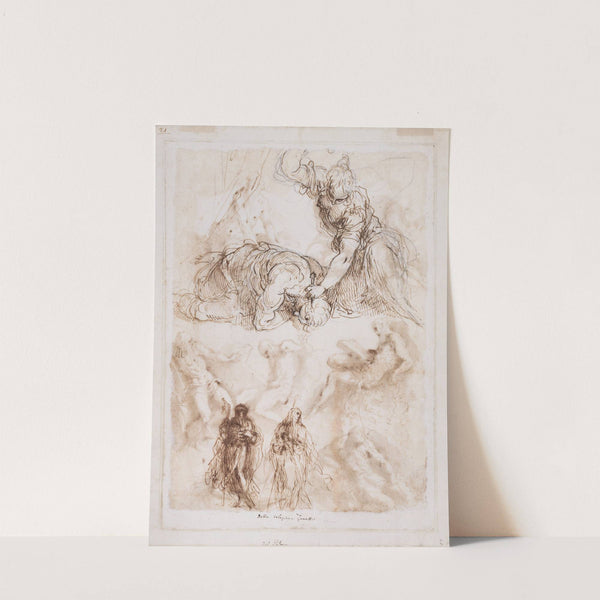 Studies of Jael and Sisera and Other Figures by Jacopo Palma Il Vecchio