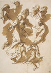 Studies of Kneeling Figures