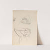 Studies of male figure (Probably 1838) by Adolph Tidemand