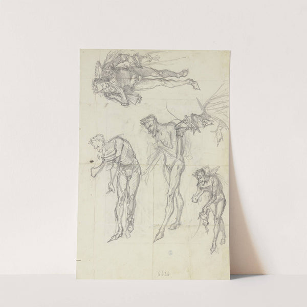 Studies of Mephistopheles by Ferdinand Fellner