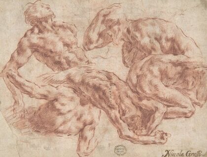 Studies of Nude Men