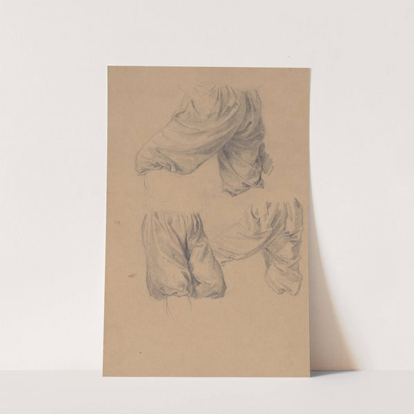 Studies of pants of the assailants of St. Matthias to the painting 'Martyrdom of St. Matthias' by Józef Simmler