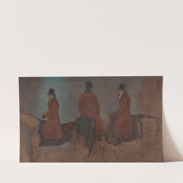 Studies of Riders in the Hunting Field (ca. 1805) by Benjamin Marshall