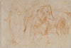Studies of the Christ Child, a Crucifix, and a Dog