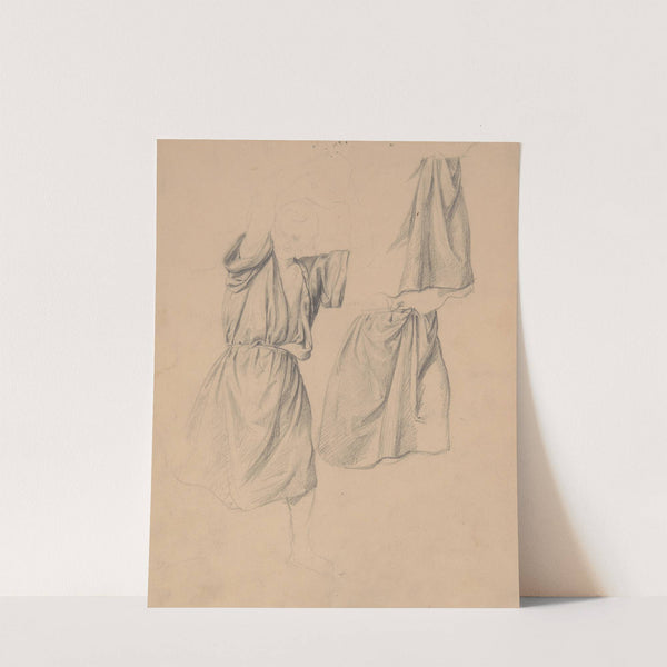 Studies of the robes of the executioner with an axe by Józef Simmler