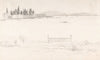 Studies of the Villa Cicerone at the Lago Lucrino near Naples and of the Temple at Paestum (Italy)