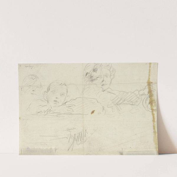 Studies of two figures (ca 1740-1745) by Giovanni Battista Tiepolo