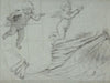 Studies of Two Flying Putti and of Drapery
